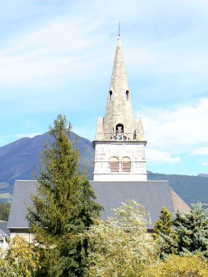 L'église vu de l'ouest