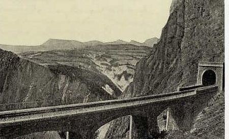 Le viaduc de la Clapisse construit en 1887